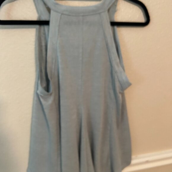 Pink Lily Blue Swing 'Here We Are' V-Neck Knit Tank - Picture 6 of 8
